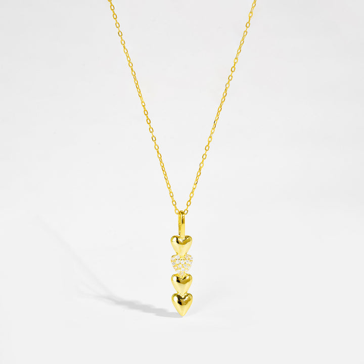 Love Pendant Necklace Female Daily Commuter Clavicle Chain