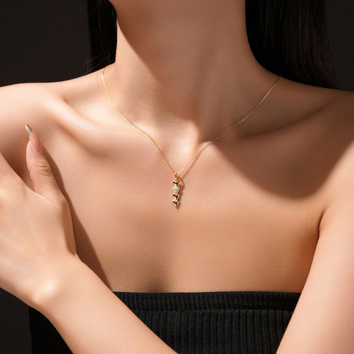 Love Pendant Necklace Female Daily Commuter Clavicle Chain