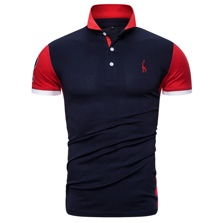 Men's Casual POLO Shirts Men's Slim Short-sleeved T-shirts