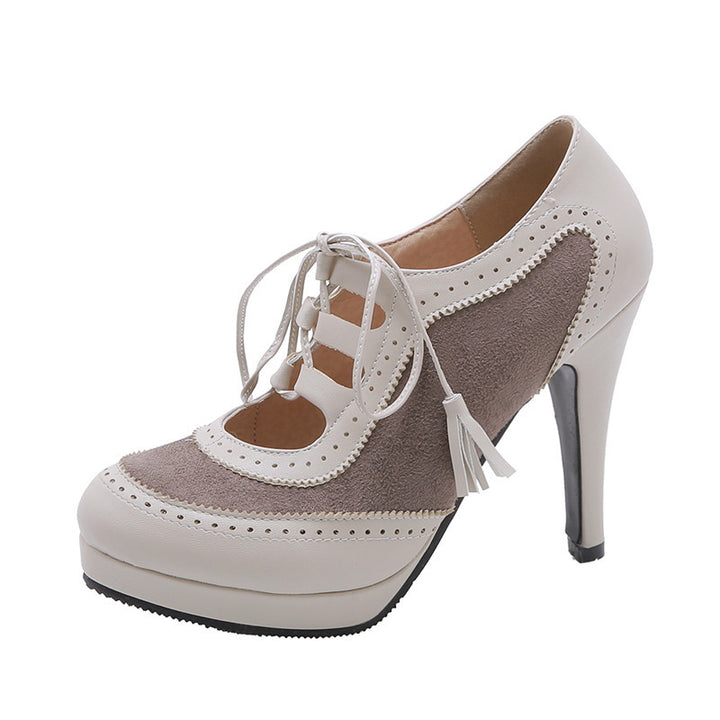 Shoes Nubuck Leather Waterproof Lace-