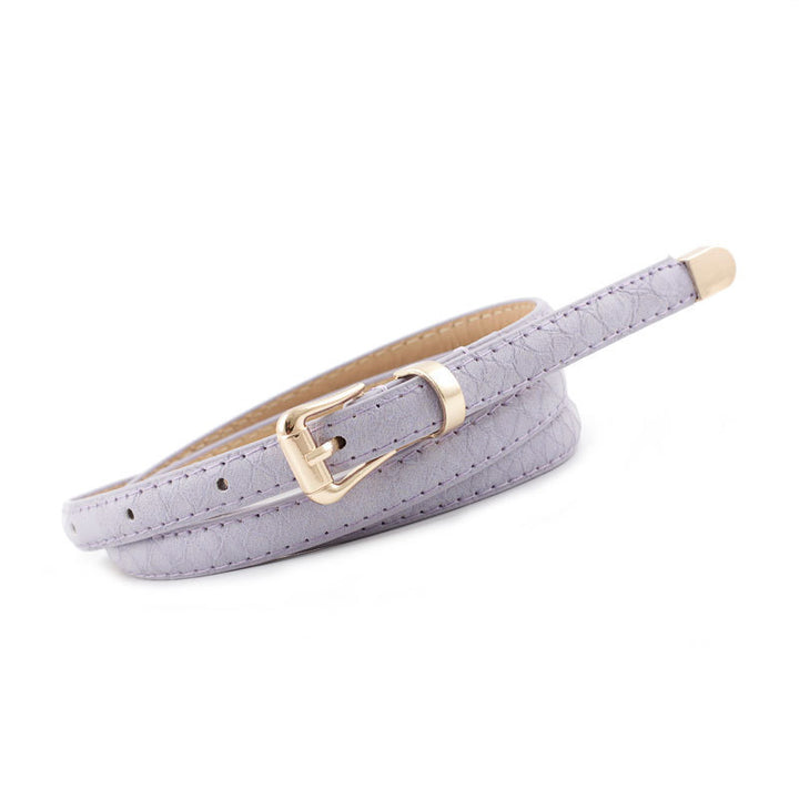 Women's New Fashion All-match Snake Pattern Pin Buckle Belt