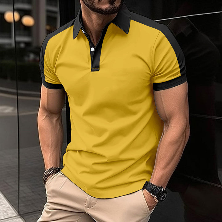 Short Sleeve Business Shirt Summer Casual Polo Shirts