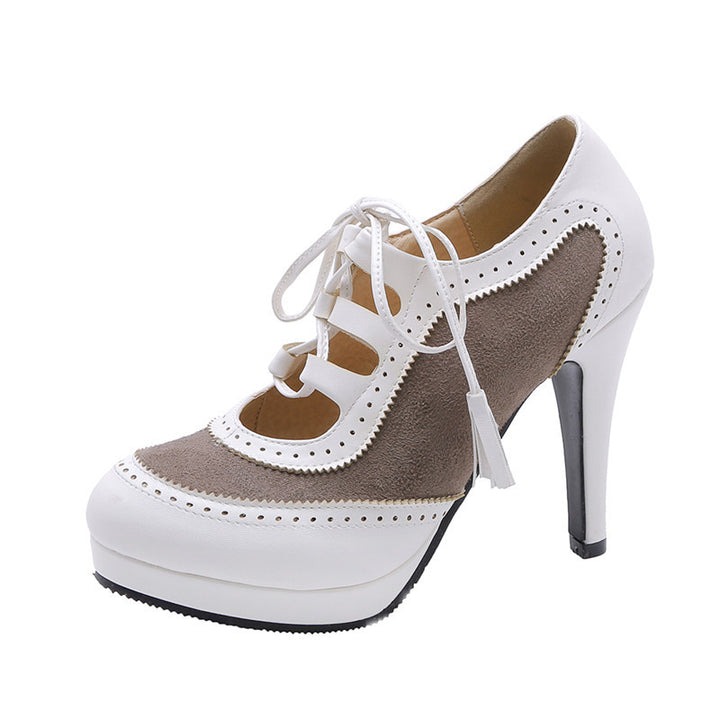 Shoes Nubuck Leather Waterproof Lace-