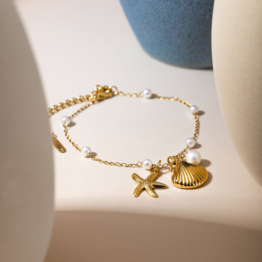 Starfish Pendant Bracelet