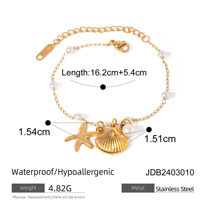 Starfish Pendant Bracelet